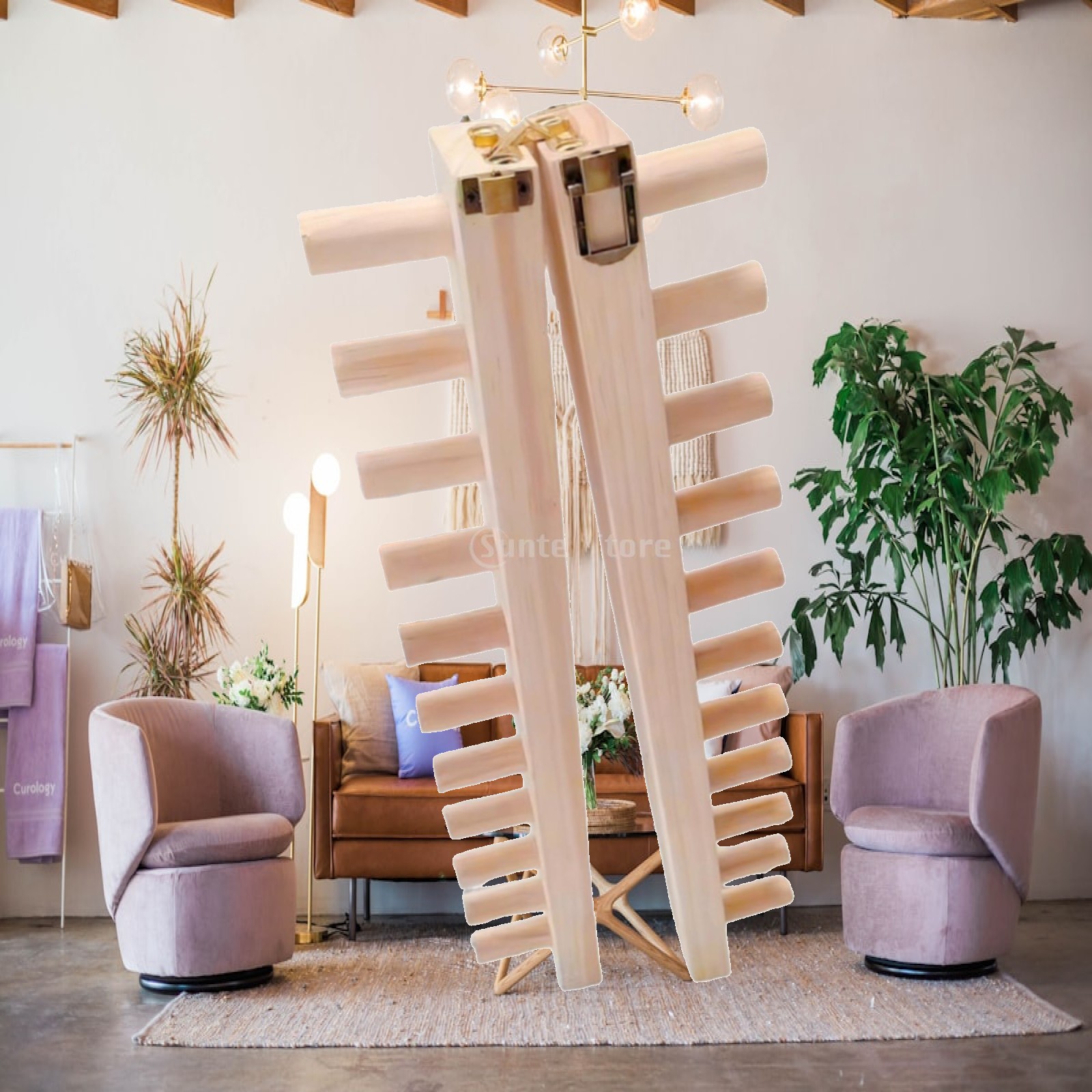 Loom Weaving Frame - Kalın Battaniye Tezgahı Ahşap Renk 95cm