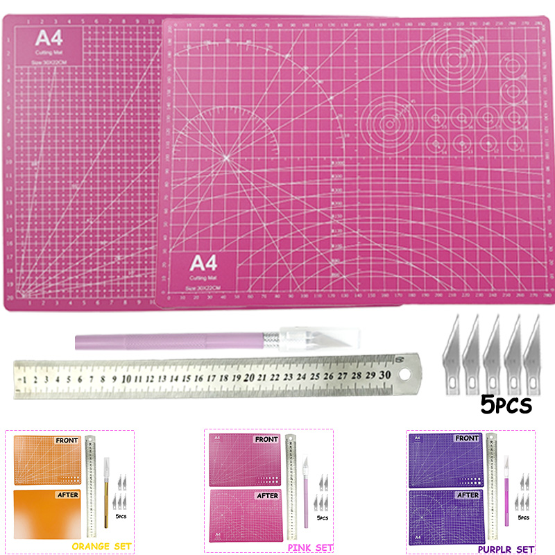 Art Craft Knife - A4 PVC El Kesim Mat Seti,