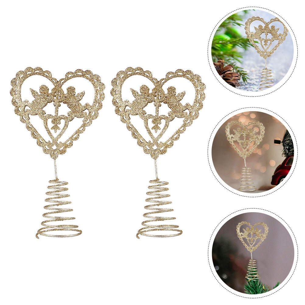 Art And Craft For Xmas - 2 Adet Noel Ağacı Yıldızı Demir