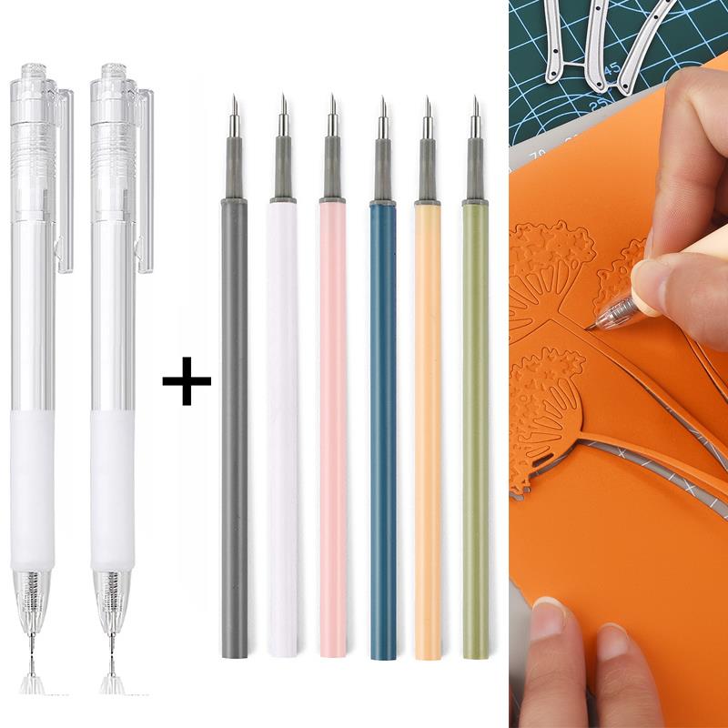 Art Craft Knife - 2 + 6 adet bıçak kalem