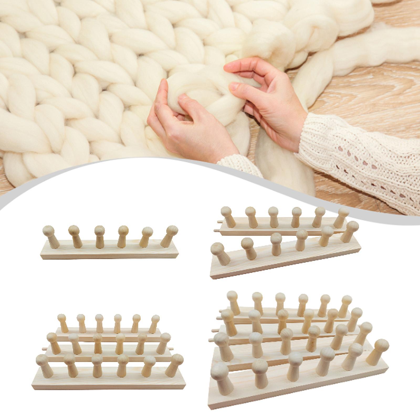 Loom Weaving Frame - Kalın İplik Dokuma Tezgahı Ahşap Çerçeve