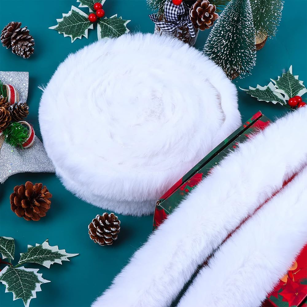 Art And Craft For Xmas - Sahte Kürk Şerit Vizon Yün Şeritler