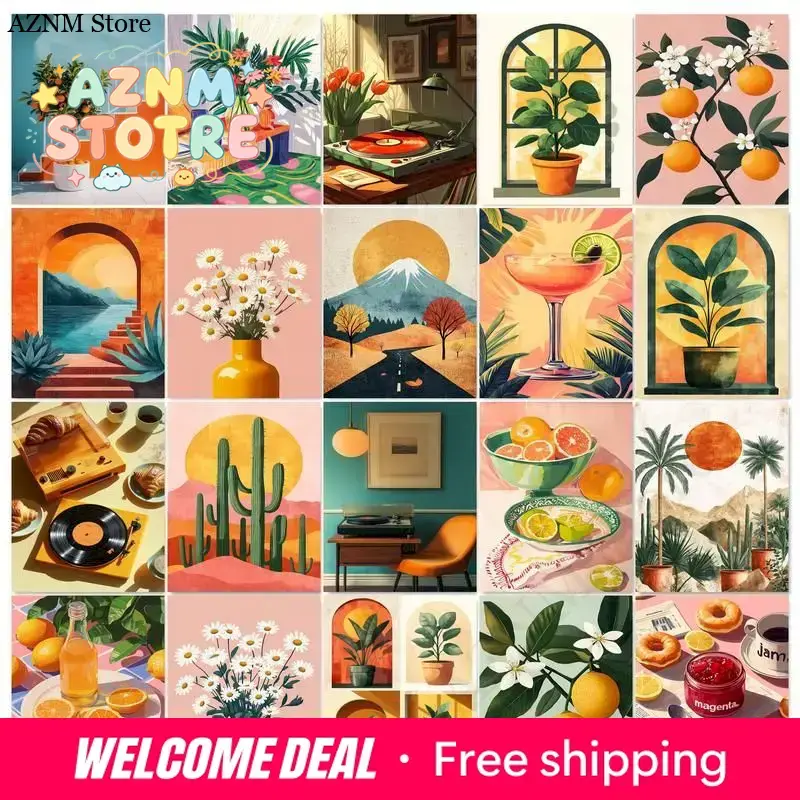 Art Craft Gifts For Adults - GATYZTORY Çerçeveli Kendin Yap Sayılarla Boyama