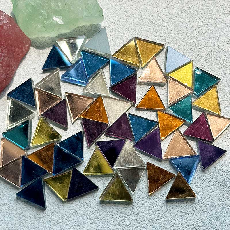 Art Craft Mirror - 100g Taobao Üçgen Ayna Mozaik Karo