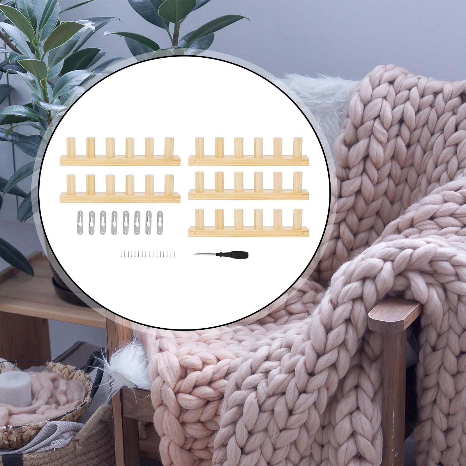 Loom Weaving Frame - Kalın Örgü Battaniye Dokuma Seti Taşınabilir