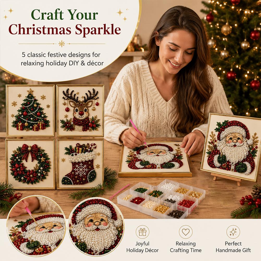 Noel Baba İnci Sanatı DIY Kiti - Art Craft Gifts For Adults incelemesi ve fiyatı