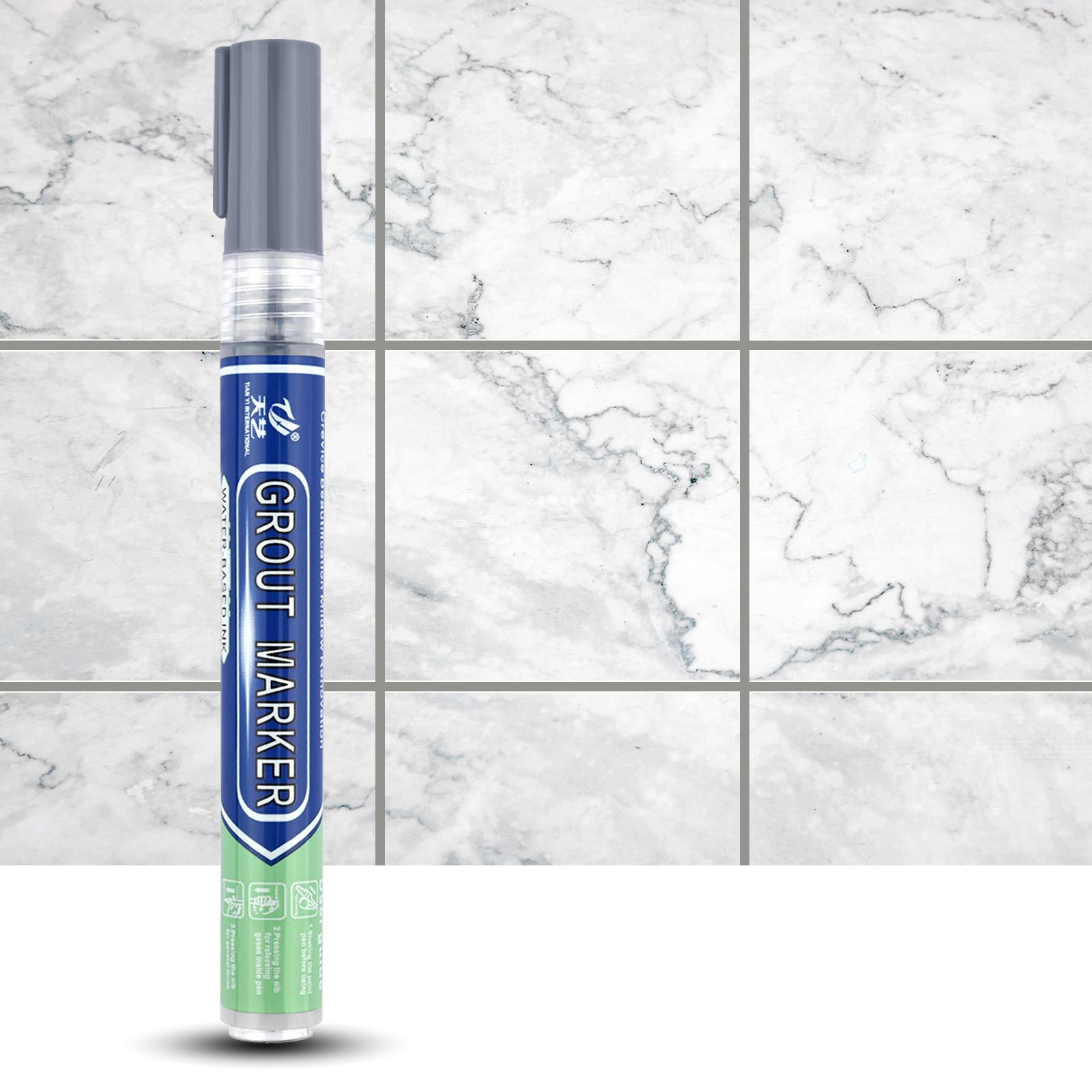 12 renk su geçirmez beyaz duva - Mosaic Tile Supply incelemesi ve fiyatı