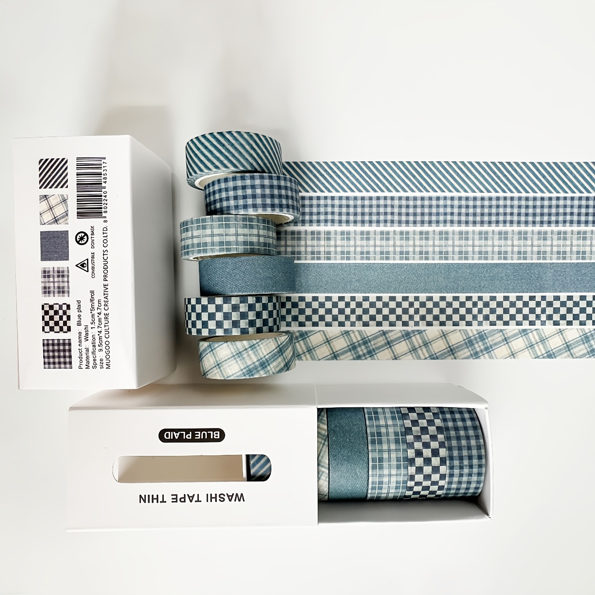 Washi Bant Seti, 6 Rulo, Çeşit - Art Craft Journal incelemesi ve fiyatı