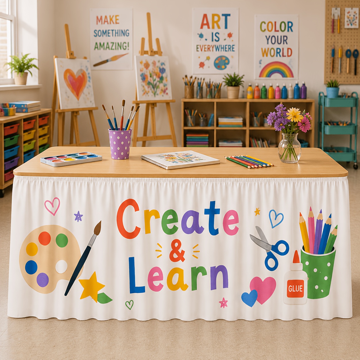 1 adet masa örtüsü, yaratıcı ö - Art Craft Class incelemesi ve fiyatı