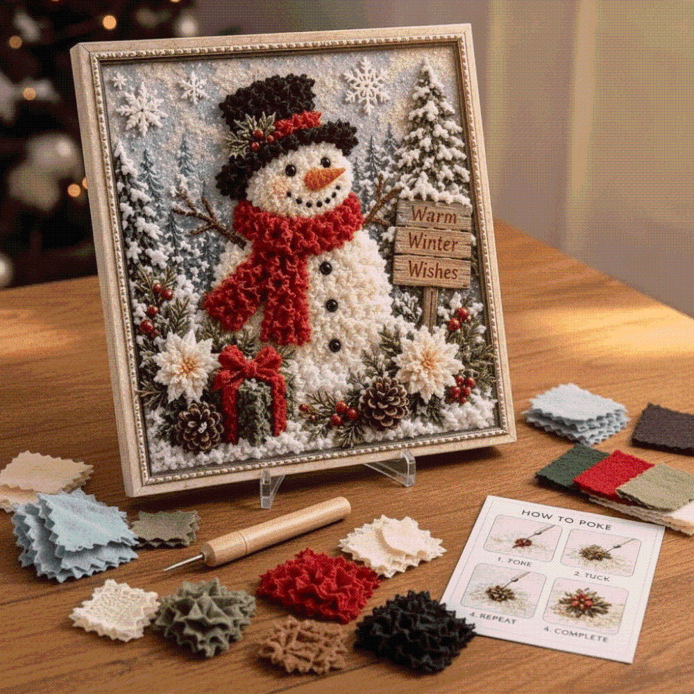Dikişsiz Noel Poke Sanatı Kola - Art And Craft For Xmas incelemesi ve fiyatı