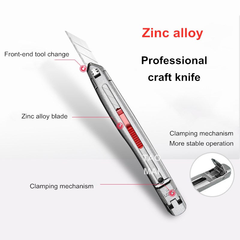 Çinko alaşımlı maket bıçağı de - Art Craft Knife incelemesi ve fiyatı