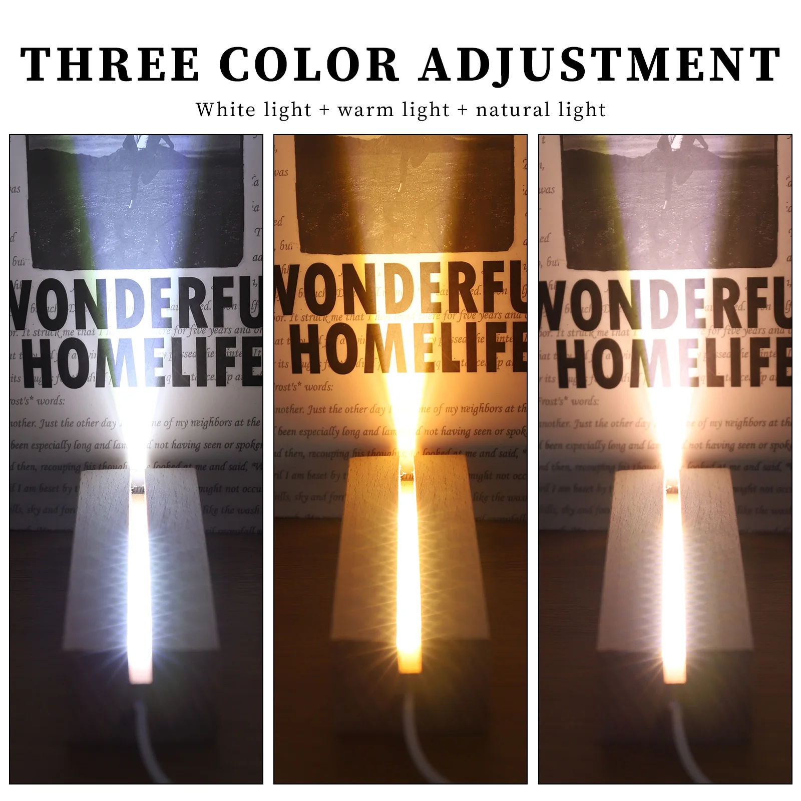 1-10 adet LED Ahşap Işık Ekran - Light Art And Craft incelemesi ve fiyatı
