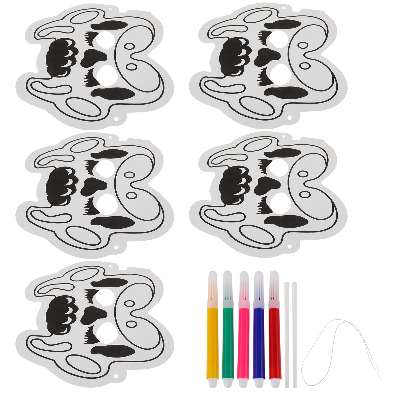 1 Set DIY Graffiti Balon Maske - Art Craft Class incelemesi ve fiyatı