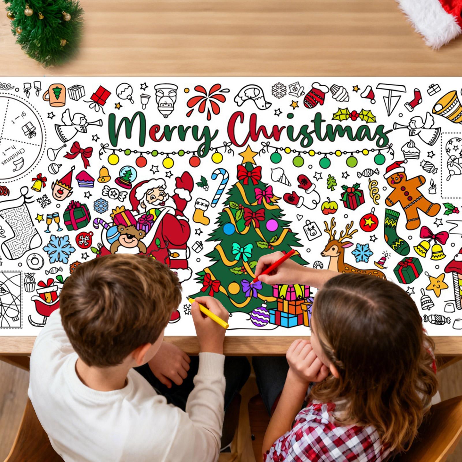 Noel Dev Boyama Posteri Boş Ka - Art And Craft For Xmas incelemesi ve fiyatı