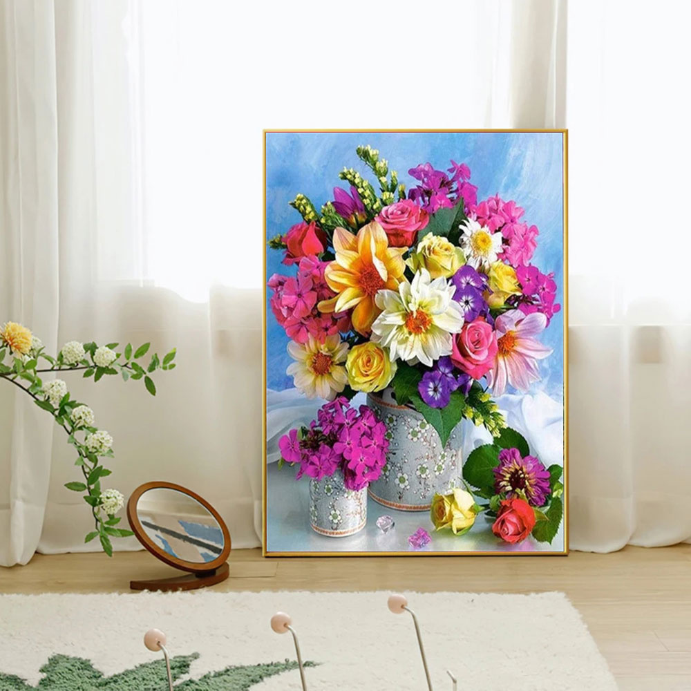 Tam Elmas Mozaik Çiçek 5D Elma - Art Craft Vase incelemesi ve fiyatı
