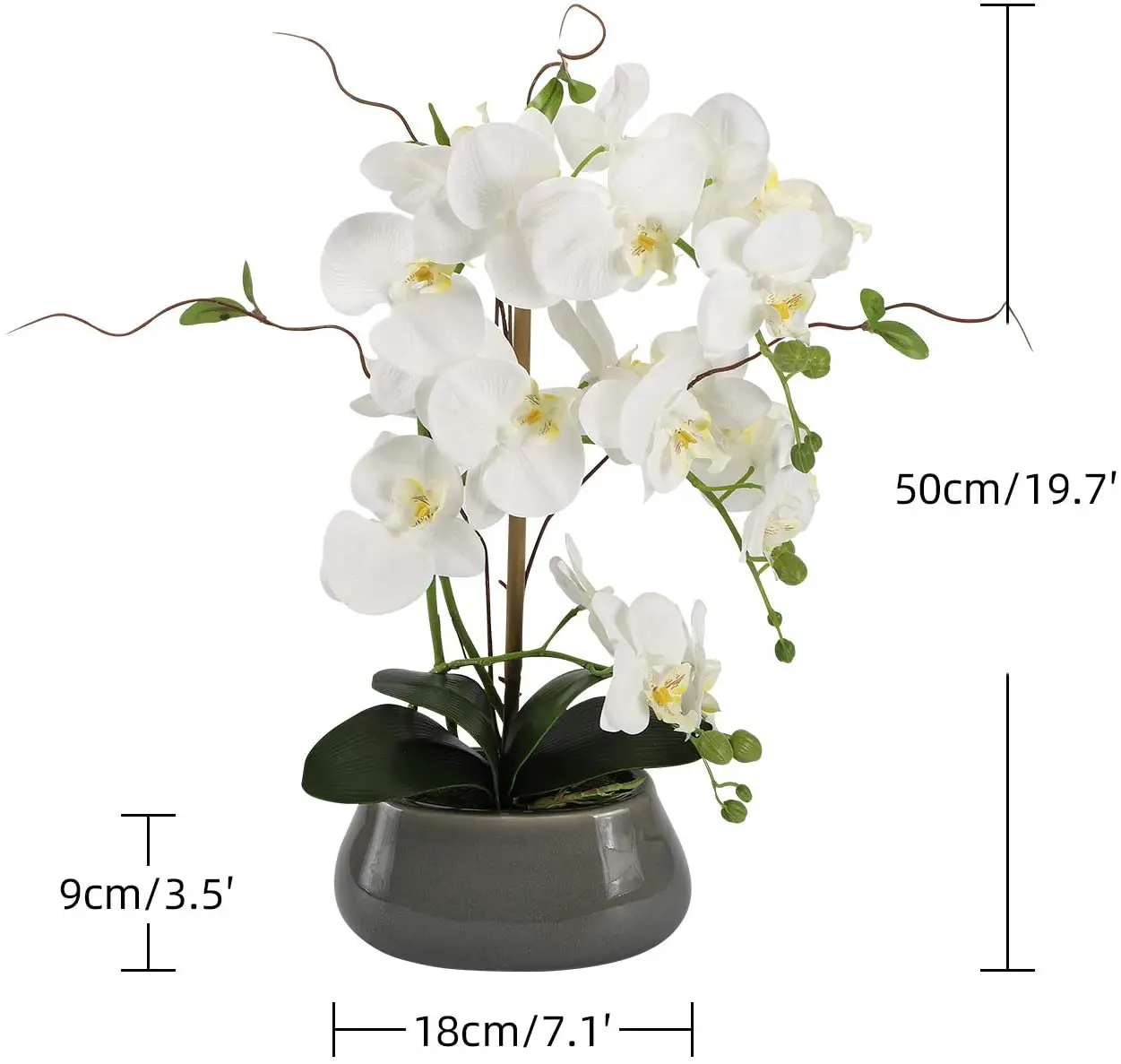 Vazo ipek sahte bitkiler düzen - Art Craft Vase incelemesi ve fiyatı