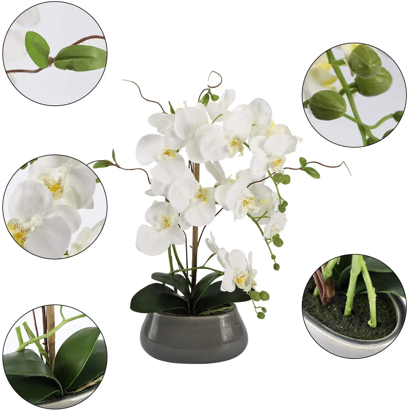 Vazo ipek sahte bitkiler düzen - Art Craft Vase incelemesi ve fiyatı