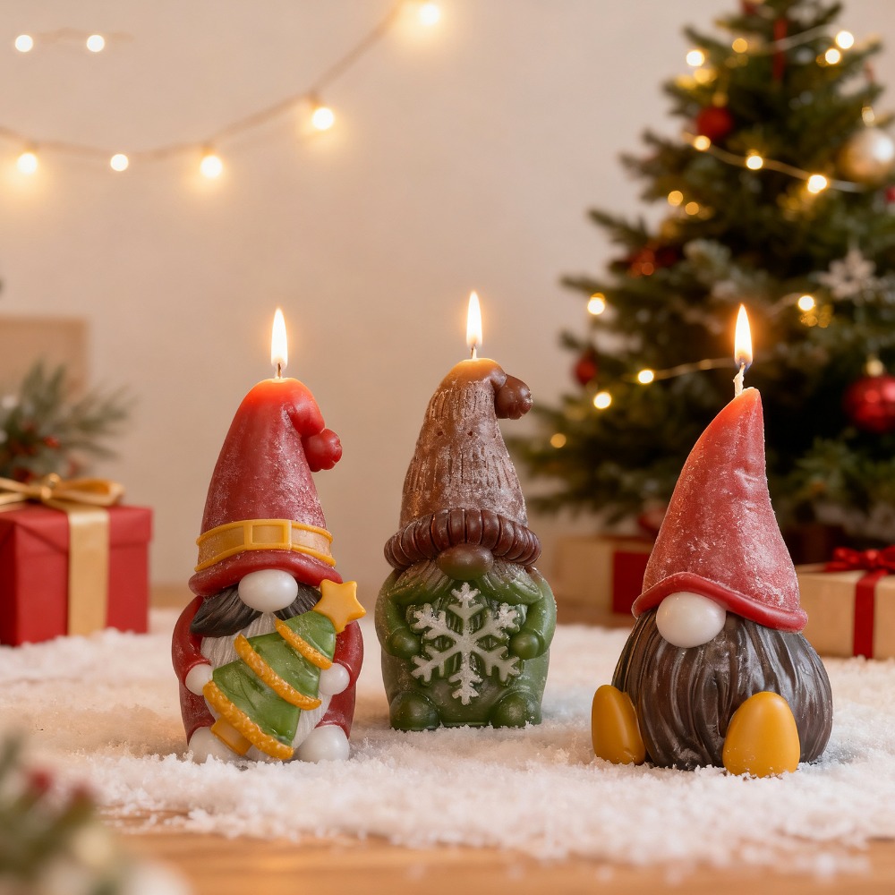 Noel Cüceleri Silikon Mum Kalı - Art And Craft For Xmas incelemesi ve fiyatı