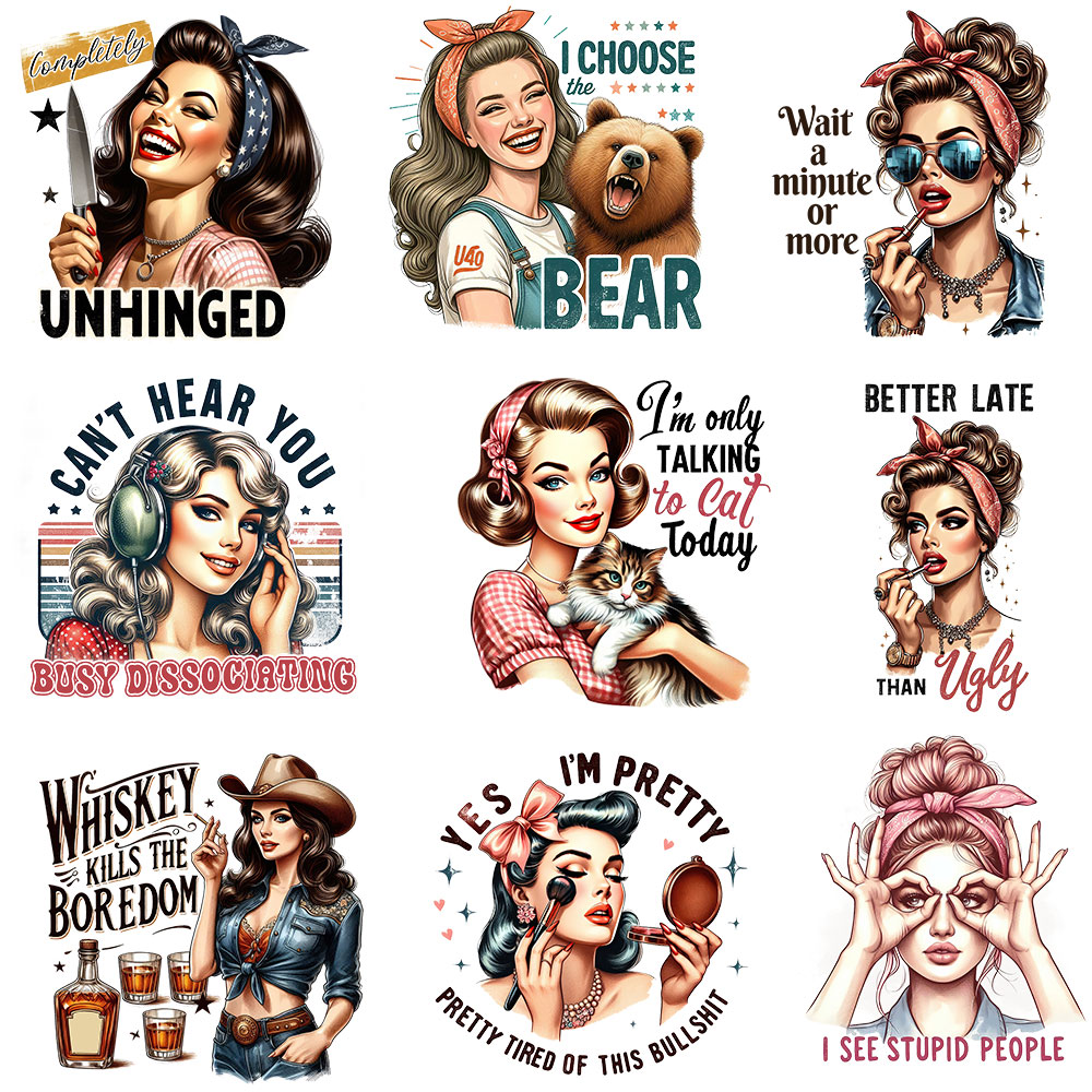 Komik Retro Kızlar Yamaları Is - Art Craft Quotes incelemesi ve fiyatı