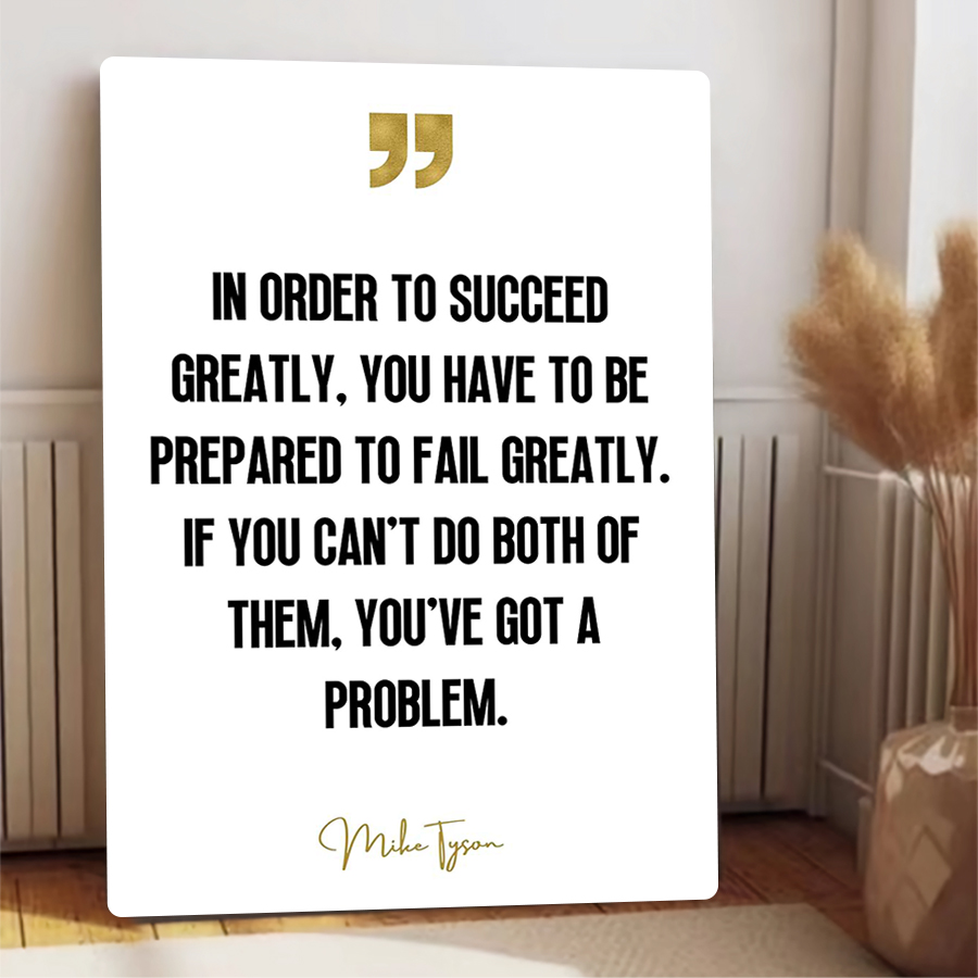 Mike Tyson'dan İlham Verici Sö - Art Craft Quotes incelemesi ve fiyatı