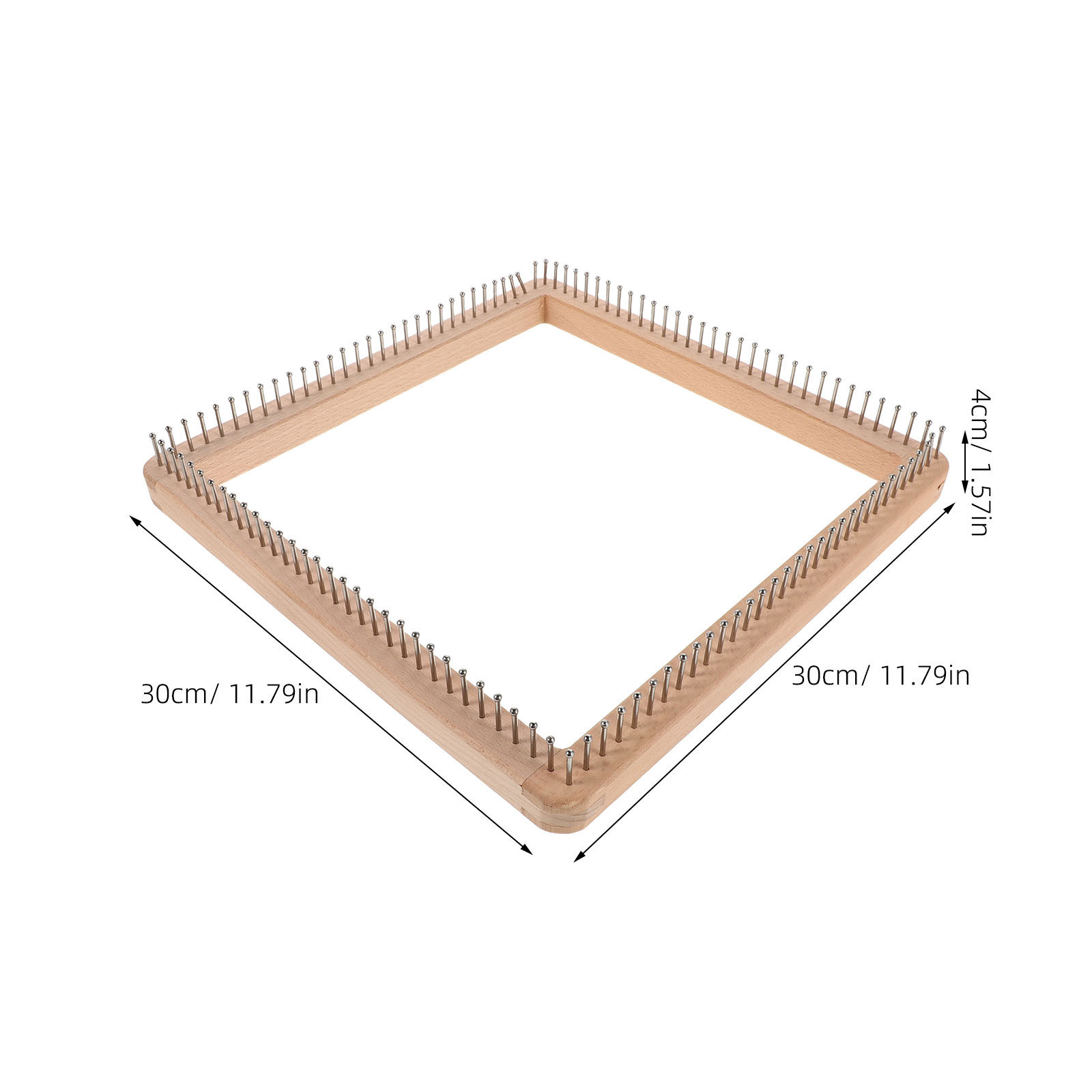 Ahşap Örgü Tezgahı 30x30cm Kar - Loom Weaving Frame incelemesi ve fiyatı