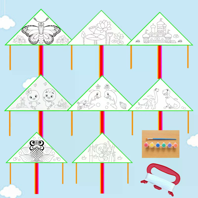 Boş Uçurtma DIY Çocuk Eğitici  - Art Craft Kite incelemesi ve fiyatı