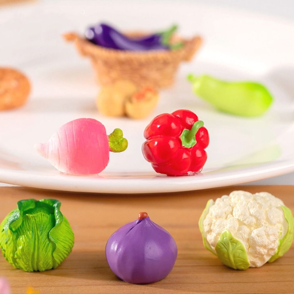 Sevimli sebze figürinler minya - Art Craft Vegetables incelemesi ve fiyatı