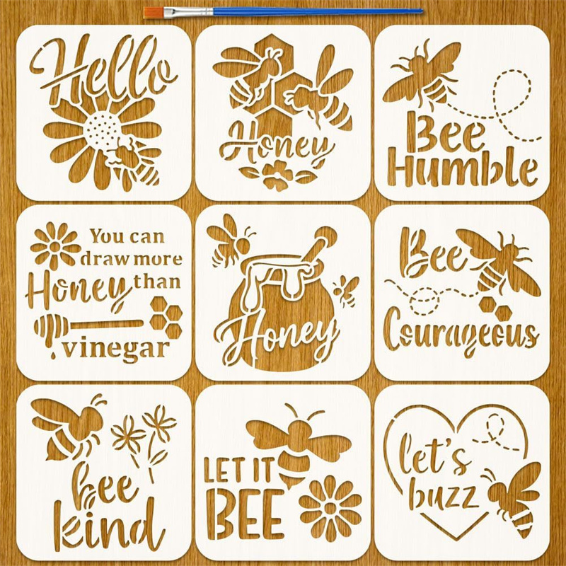 9 adet tırnaklar arı bal şablo - Art Craft Quotes incelemesi ve fiyatı